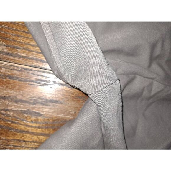 38x32 Van Heusen Grey Brown Flat Front Pleated Leg Casual Dress Pants - Picture 5 of 5